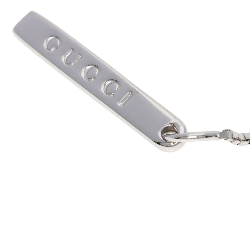 Gucci Lariat Necklace 18k White Gold