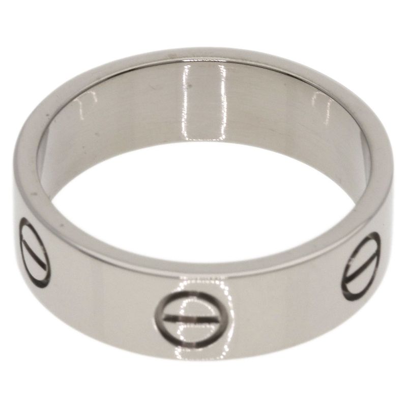 Cartier Love Ring 58 18k White Gold