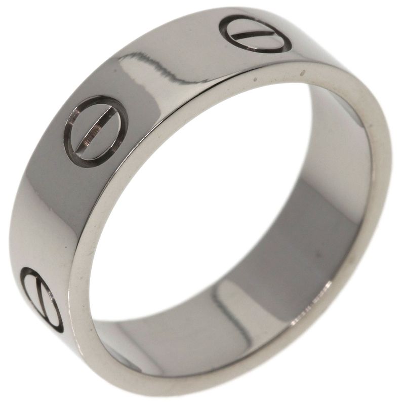 Cartier Love Ring 58 18k White Gold