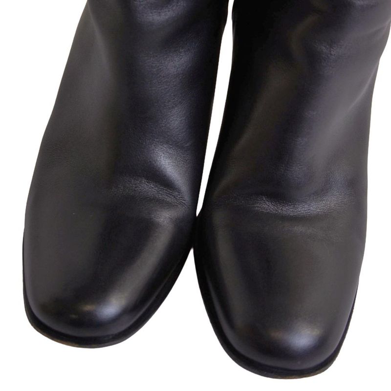 Hermes Boots Long Leather Heels Shoes