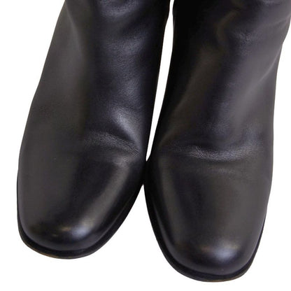 Hermes Boots Long Leather Heels Shoes