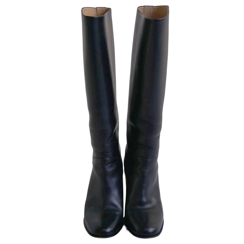 Hermes Boots Long Leather Heels Shoes