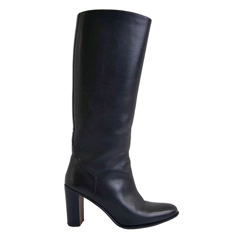 Hermes Boots Long Leather Heels Shoes