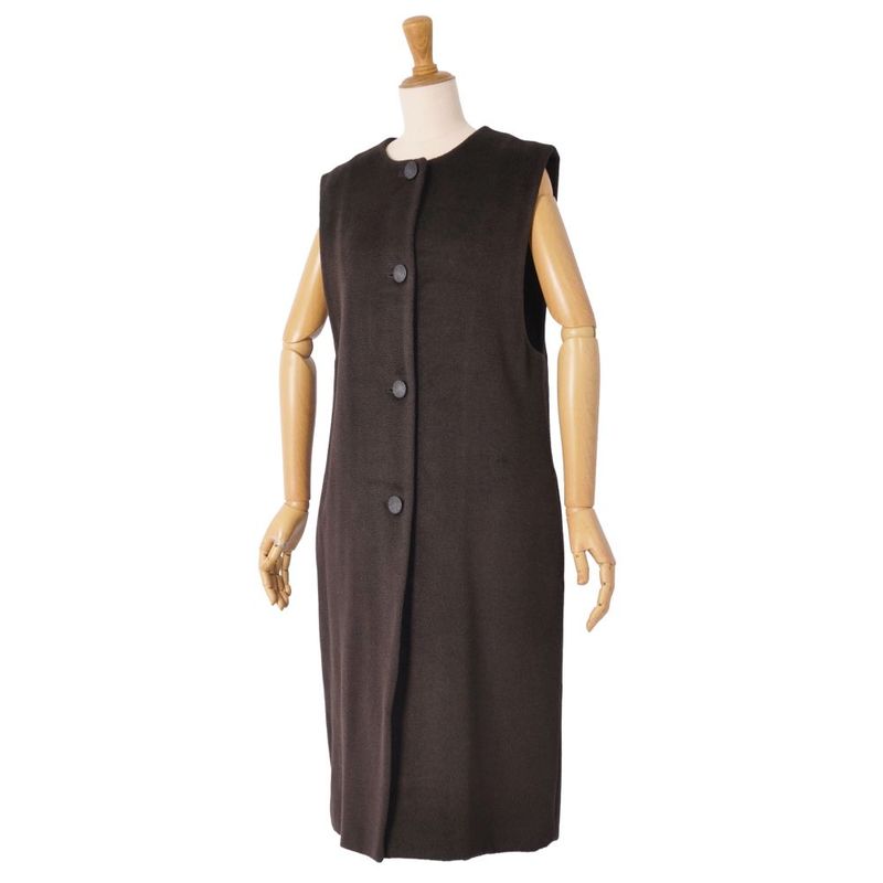 Hermes Coat Vest Long Gilet Sleeveless