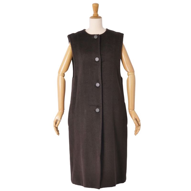 Hermes Coat Vest Long Gilet Sleeveless