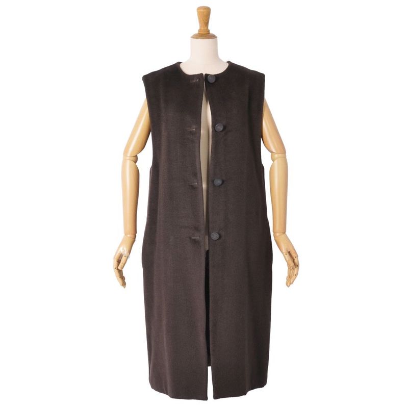 Hermes Coat Vest Long Gilet Sleeveless