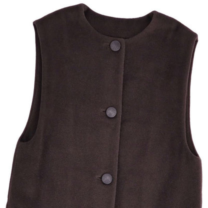 Hermes Coat Vest Long Gilet Sleeveless