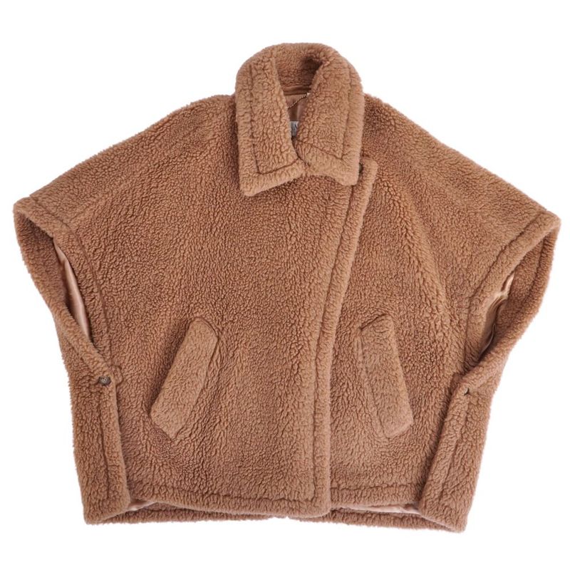 Max Mara Coat White Tag Teddy Bear