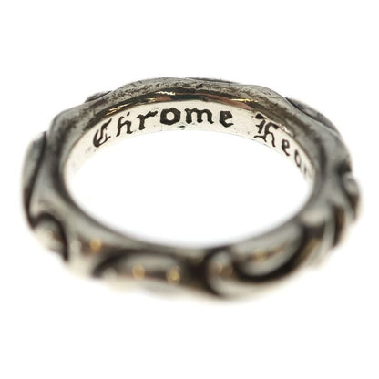 Chrome Hearts Scrl Band Scroll Ring Silver