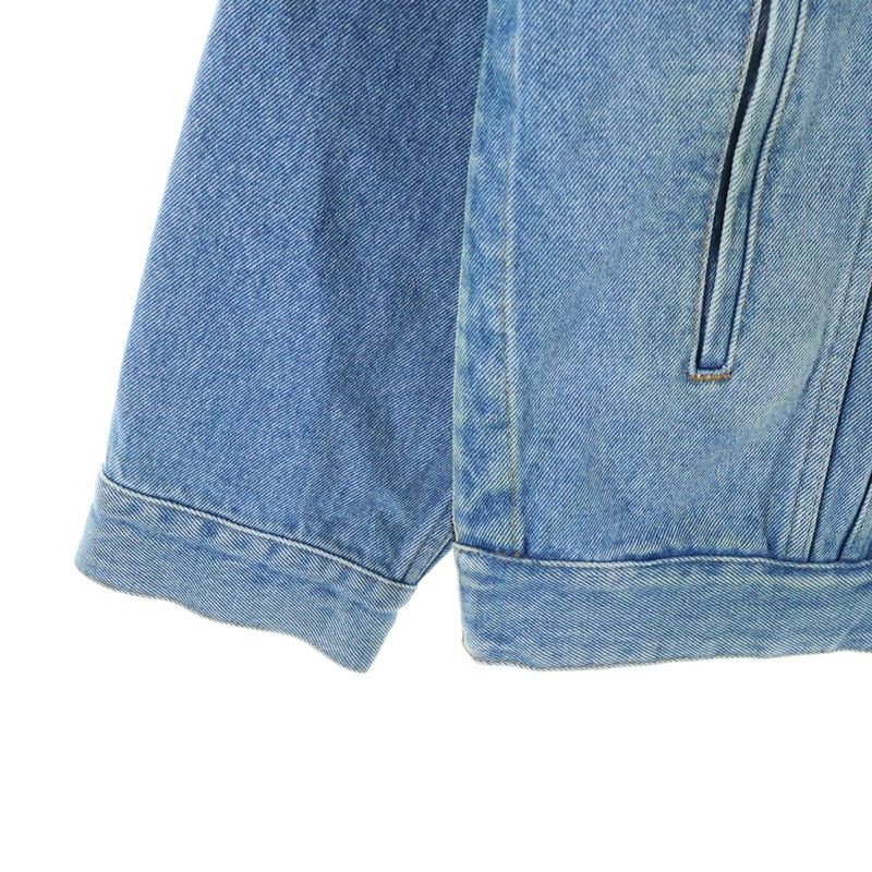 Balenciaga Zip UP Jacket Oversize Zip Up Denim Indigo