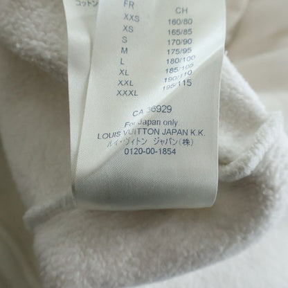 Louis Vuitton Patch Pocket Half Zip Pullover Hoodie White Kvr Sweater