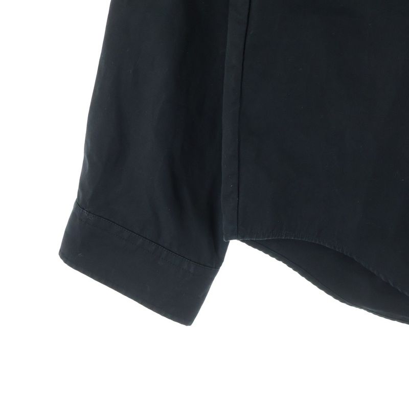 Balenciaga Quest Large Fit Shirts Oversize Front Logo Embroidery Long Sleeve