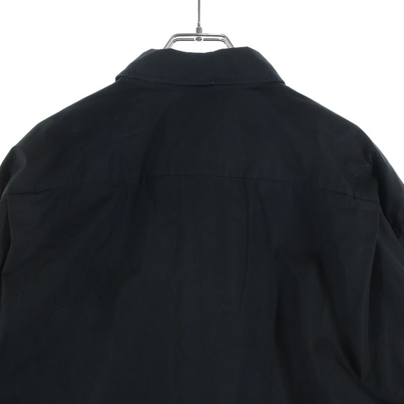 Balenciaga Quest Large Fit Shirts Oversize Front Logo Embroidery Long Sleeve