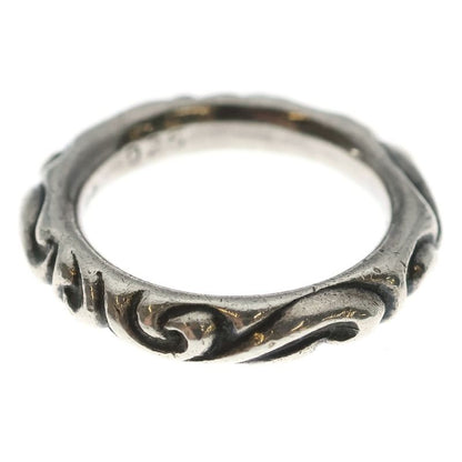 Chrome Hearts Scrl Band Scroll Ring Silver