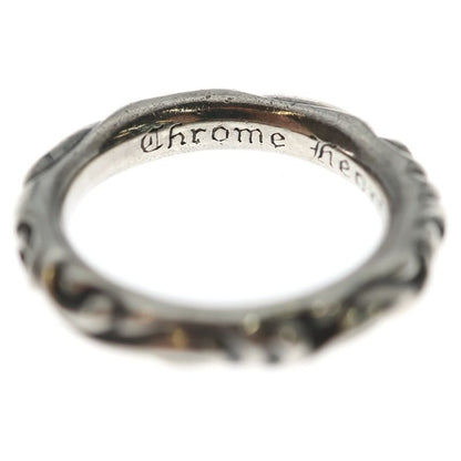 Chrome Hearts Scrl Band Scroll Ring Silver