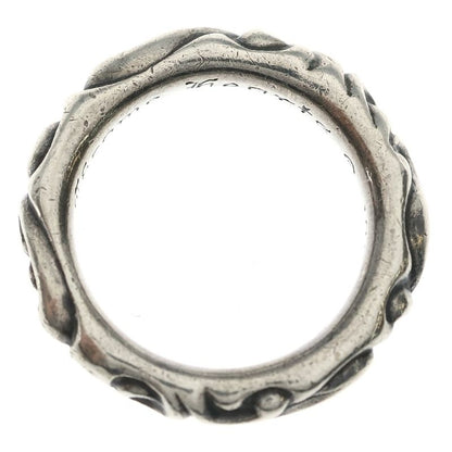 Chrome Hearts Scrl Band Scroll Ring Silver
