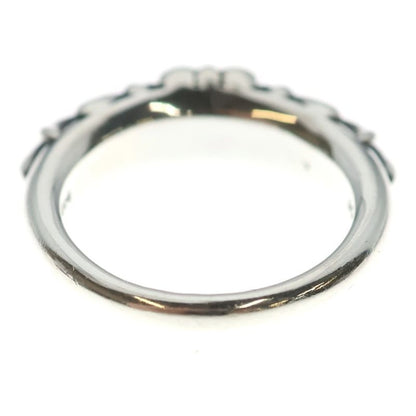 Chrome Hearts Baby Classic Floral Cross Ring Silver