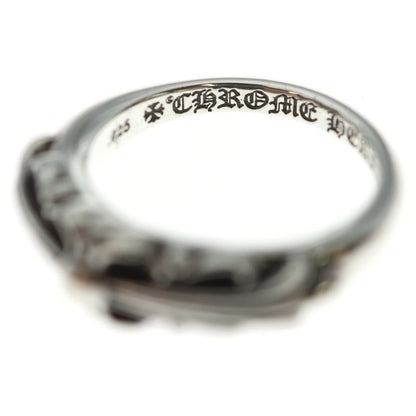 Chrome Hearts Baby Classic Floral Cross Ring Silver