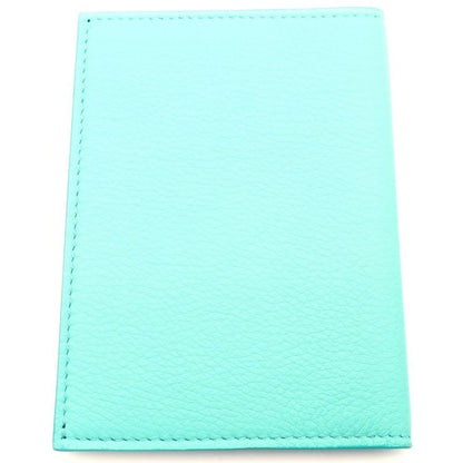 Tiffany & Co Passport Case Leather Blue