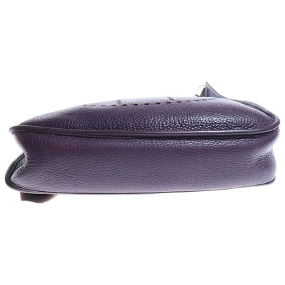 Hermes Evelyne GM Shoulder Bag Cassis Togo Leather Gold Strap