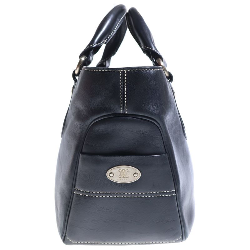 Celine Macadam Boogie Bag Black Leather Handbag