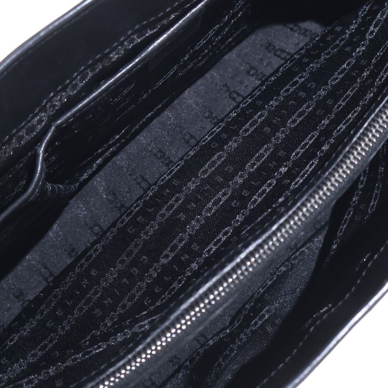 Celine Macadam Boogie Bag Black Leather Handbag