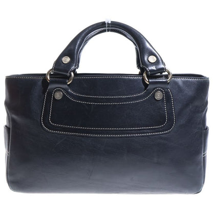Celine Macadam Boogie Bag Black Leather Handbag