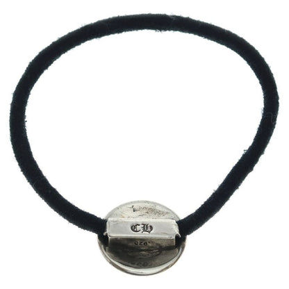 Chrome Hearts Hairband Old Cross Ball Headband Hair Tie Concho Old Silver