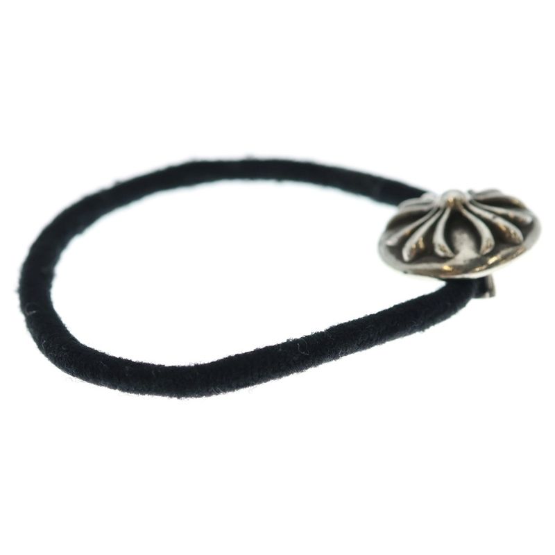 Chrome Hearts Hairband Old Cross Ball Headband Hair Tie Concho Old Silver