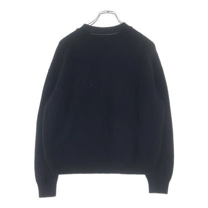 Hermes Series Plate Cashmere Knit Sweater Black