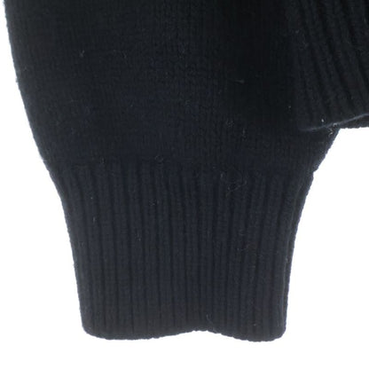 Hermes Series Plate Cashmere Knit Sweater Black