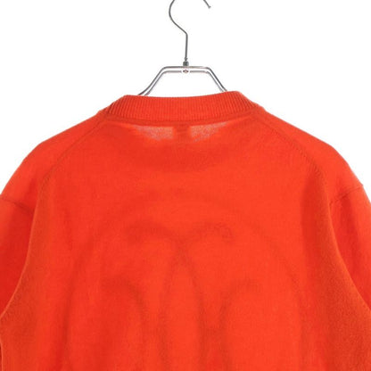 Hermes Lift Cashmere Long Sleeve Knit Sweater Orange