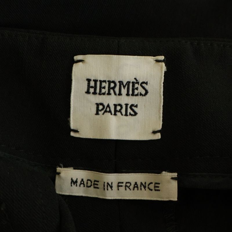 Hermes Straight Trousers Pants Black