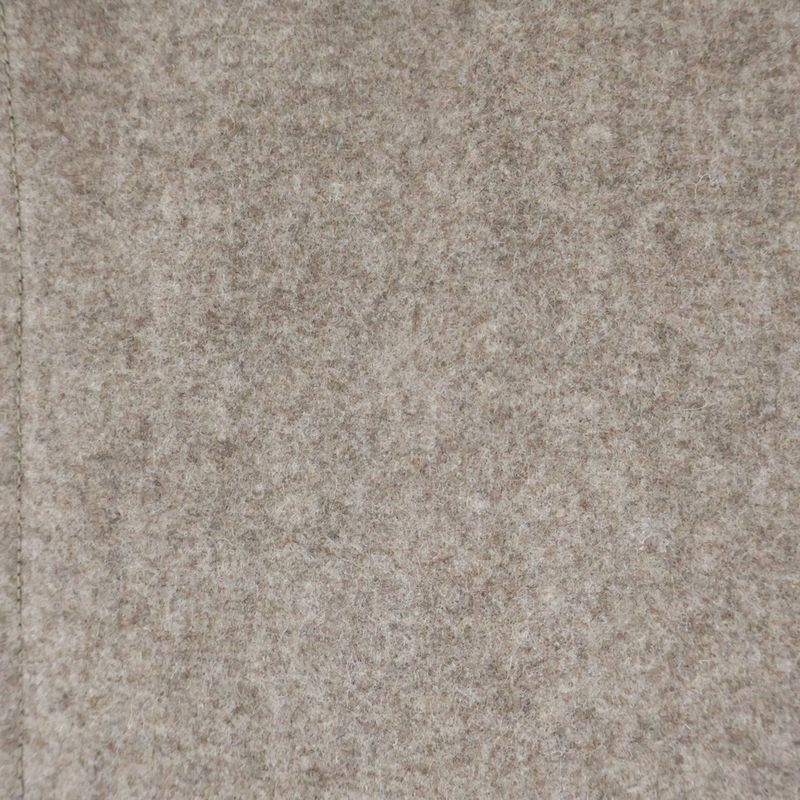 Bottega Veneta Riverbed Melange Wool Flong Skirt Beige