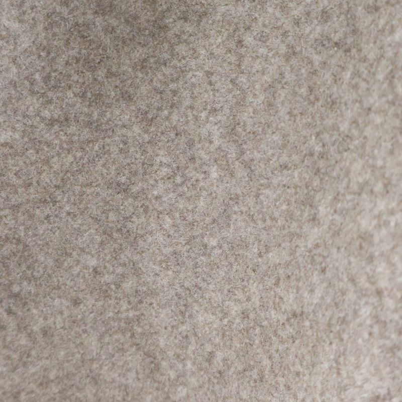 Bottega Veneta Riverbed Melange Wool Flong Skirt Beige