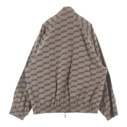Balenciaga Monogram BB Tracksuit Jacket BB Logo Zip Up Track Brown