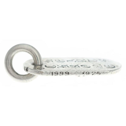 Chrome Hearts Raised Dogtag Dog Tag Charm Silver Necklace Top