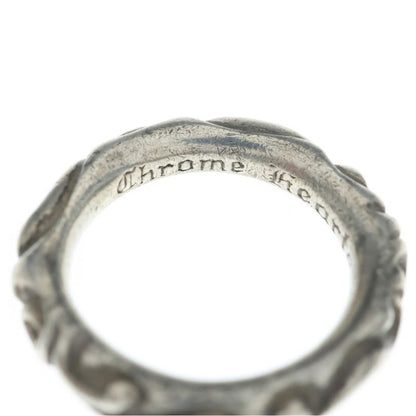 Chrome Hearts Scrl Band Scroll Silver Ring