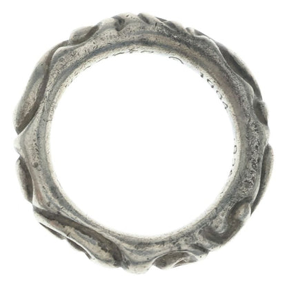 Chrome Hearts Scrl Band Scroll Silver Ring