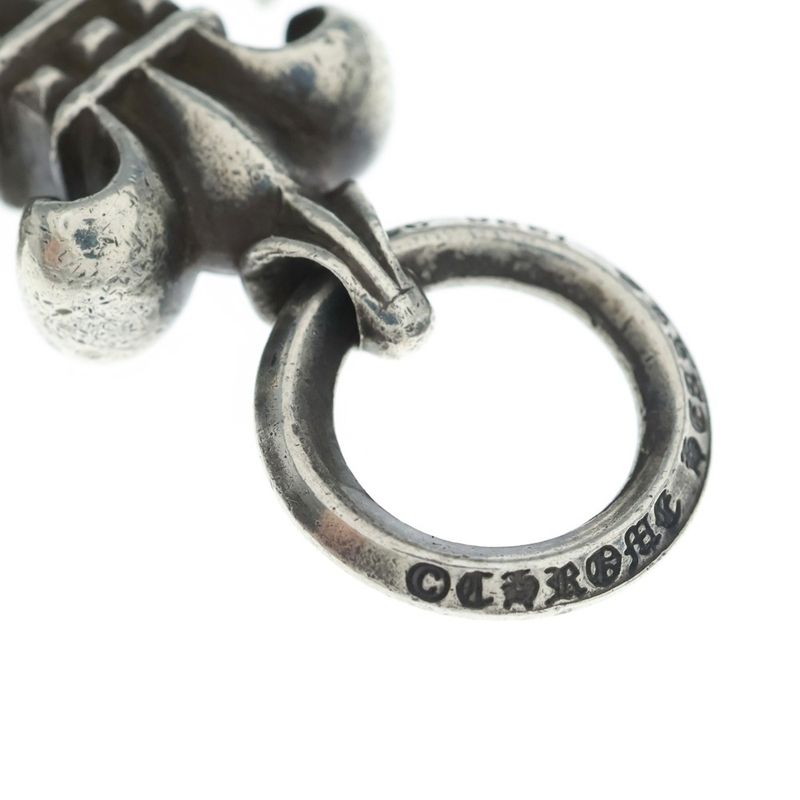 Chrome Hearts BS Fluer Charm BS Pendant Silver Necklace