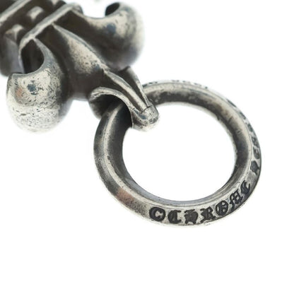 Chrome Hearts BS Fluer Charm BS Pendant Silver Necklace