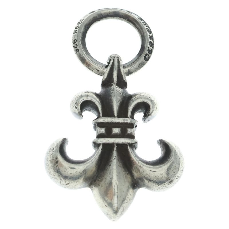 Chrome Hearts BS Fluer Charm BS Pendant Silver Necklace