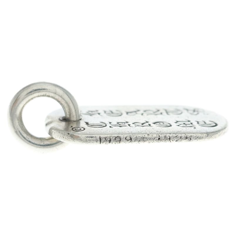 Chrome Hearts Raised Dogtag Dog Tag Charm Silver Necklace Top