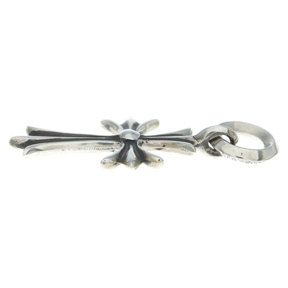 Chrome Hearts Tiny CH Cross Charm Necklace Top Silver