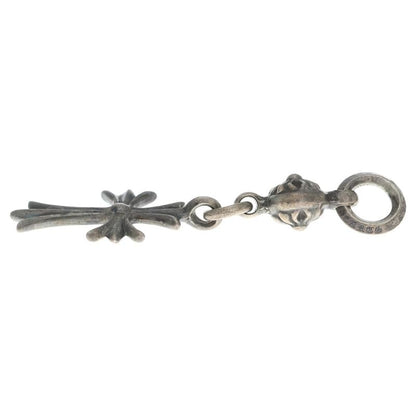 Chrome Hearts Tny CH Crs 1 Ball Tiny CH Cross Charm Pendant Top Silver