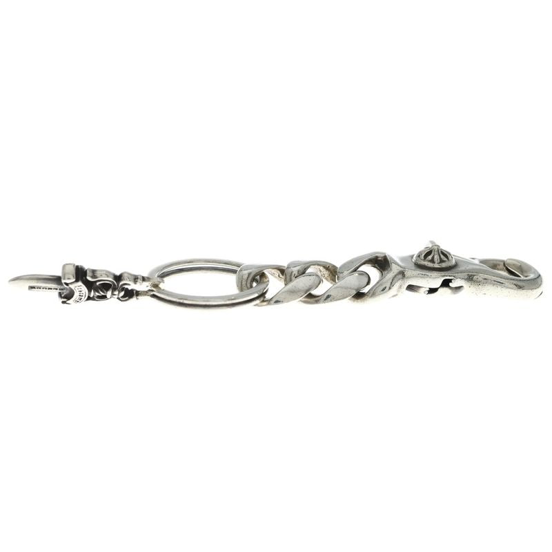 Chrome Hearts Clp Chn Classic-s Short Classic Link Key Chain Silver Necklace