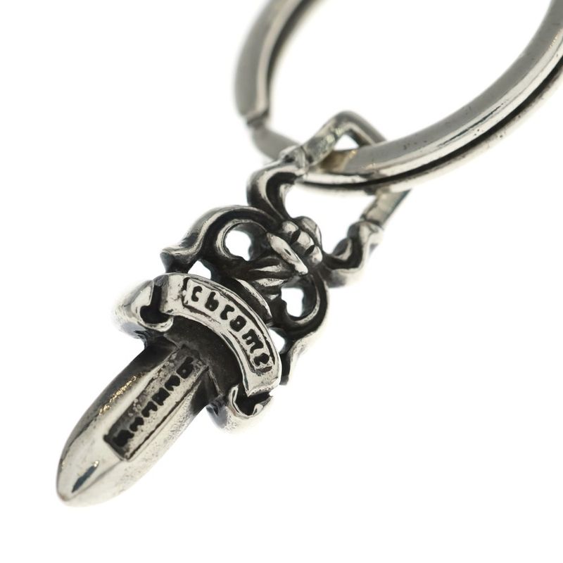 Chrome Hearts Clp Chn Classic-s Short Classic Link Key Chain Silver Necklace