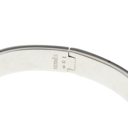 Hermes Clic Clac Bangle Bracelet Silver Light Purple