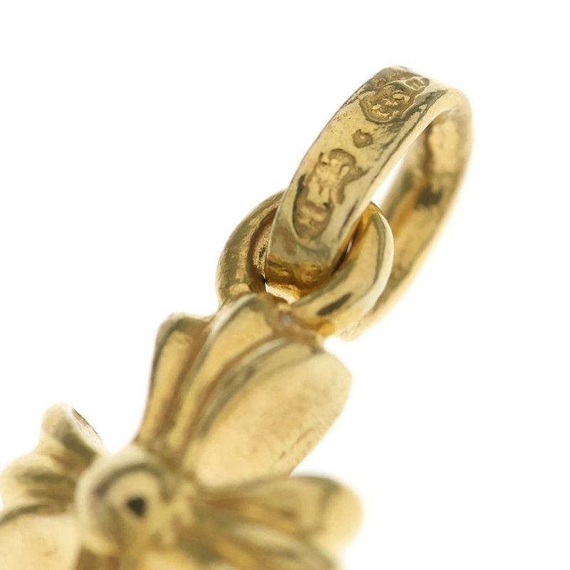 Chrome Hearts 22k Crs Bbyfat Baby Fat Cross Pendant Top Gold