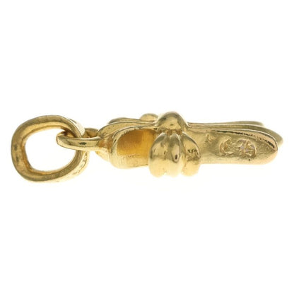 Chrome Hearts 22k Crs Bbyfat Baby Fat Cross Pendant Top Gold
